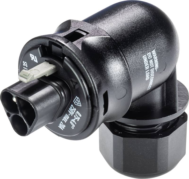 RST20I3 KS2 90 - Steckerteil mit Kabelverschraubung 6-10mm, Schraubanschluss von Wieland