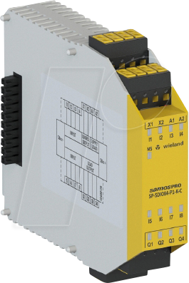 SP-SDIO84-P1-K-C - samosPRO, IO-Modul, SIL 3 von Wieland