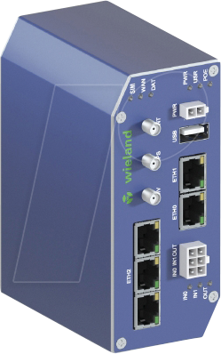 WIENET LTEWRSL5 - Router, LTE, Fast Ethernet, 5-Port von Wieland