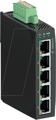 WIENET UMS 5G-L - Switch, 5-Port, Gigabit Ethernet von Wieland