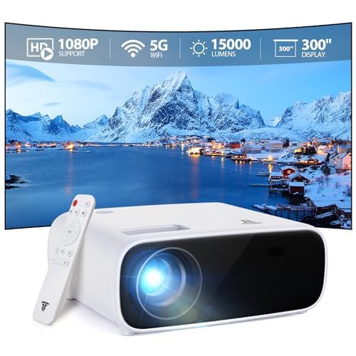 Mini Beamer, Full HD 1080P Heim/Außen Projektor, 5G WiFi Bluetooth Tragbarer Projektor,Kompatibel mit iOS/Android/Laptop/HDMI/USB/X-Box Mini Beamer, Full HD 1080P Heim/Außen Projektor, 5G WiFi Bluetooth Tragbarer Projektor,Kompatibel mit iOS/Android/Laptop/HDMI/USB/X-Box von Wielio