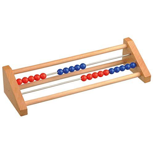Rechenschieber rot/blau, Zahlenraum 1-20, Abakus aus Holz | Wiemann Lehrmittel von Wiemann Lehrmittel