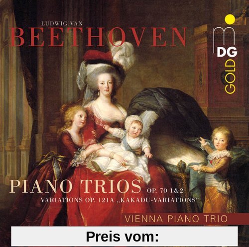 Klaviertrios Op. 70 1 & 2 / Variationen Op. 121 a von Wiener Klaviertrio