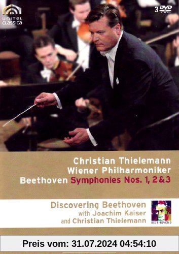 BEETHOVEN Sinfonien 1, 2 & 3 Christian THIELEMANN (+ 170 min. Doku mit Joachim Kaiser) 3 DVD von Wiener Philharmoniker