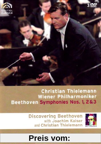 BEETHOVEN Sinfonien 1, 2 & 3 Christian THIELEMANN (+ 170 min. Doku mit Joachim Kaiser) 3 DVD von Wiener Philharmoniker