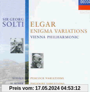 Enigma Variations / Peacock Variations / Paganini Variations von Wiener Philharmoniker