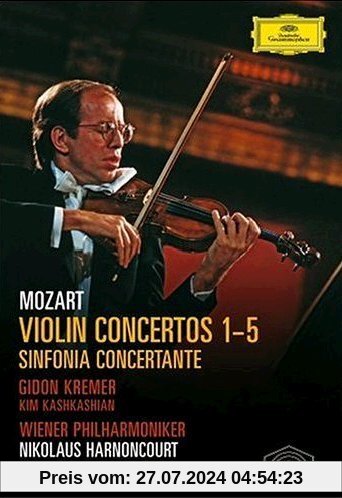 Mozart, Wolfgang Amadeus - Violinkonzerte 1 - 5 [2 DVDs] von Wiener Philharmoniker