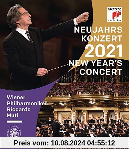 Neujahrskonzert 2021 / New Year's Concert 2021 - Riccardo Muti [Blu-ray] von Wiener Philharmoniker