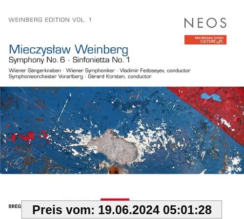 Weinberg Edition Vol.1: Sinfonie 6/Sinfonietta 1 von Wiener Sängerknaben