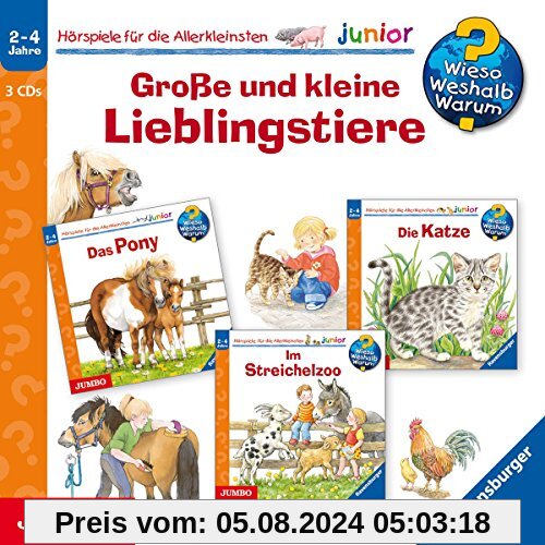 Grosse und Kleine Lieblingstiere (Box) von Wieso? Weshalb? Warum? Junior