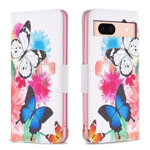 Für Google Pixel 8a Kunstleder Handy Tasche Book Motiv 1 Schutz Hülle Case Cover Etui Neu von Wigento