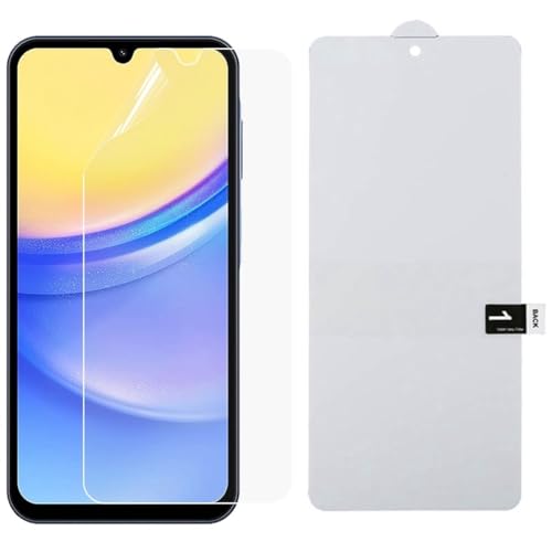 Wigento Für Samsung Galaxy A15 1x Hydrogel Full Screen Explosion-Proof Full Screen Folie Display Schutz Protector Zubehör von Wigento