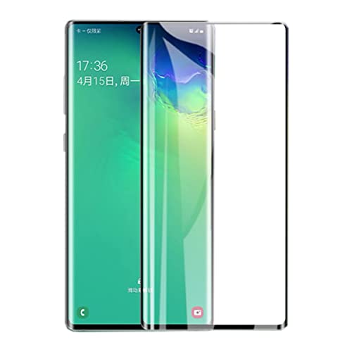 Wigento Für Samsung Galaxy Note 20 Plus N985 LCD Display Premium 4D 0,3 mm H9 Schutzglas Panzerglas gebogen für Schutz der Ecken Transparent Folie Neu von Wigento