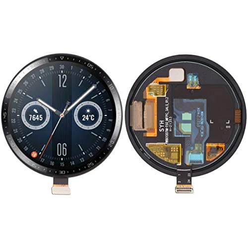 Wigento Display LCD Komplett Einheit Touch Panel für Huawei Watch GT 3 MIL-B19 42mm Ersatz Schwarz Touchscreen von Wigento