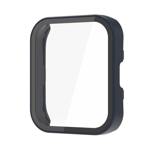 Wigento Für Amazfit Bip 5 Shockproof Hochwertiges Design Uhren Case Hülle Cover mit Schutzglas Blau von Wigento