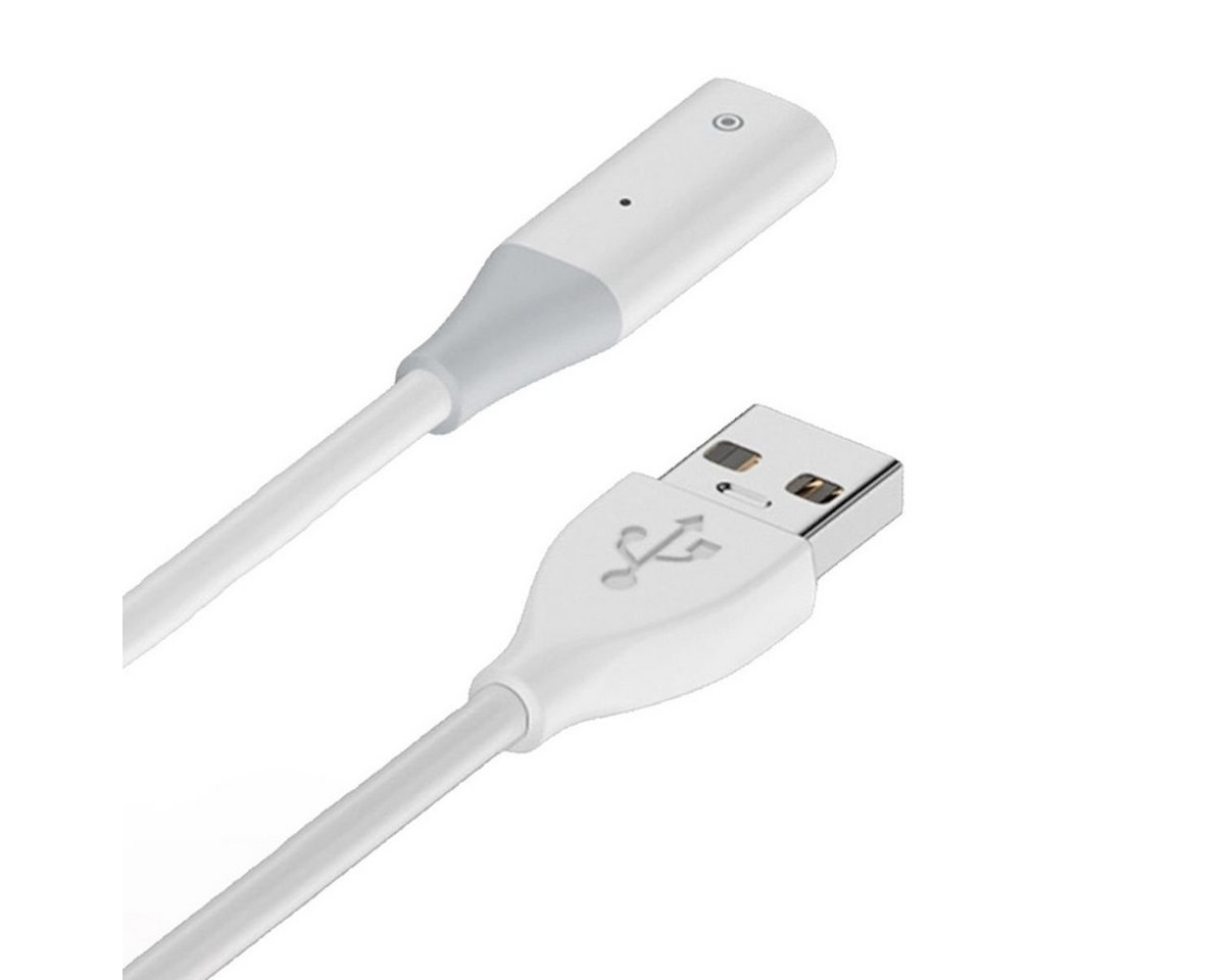 Wigento Für Apple Pencil 1 USB auf 8 Pin Ladekabel 1 Meter + Kontrollleuchte Stromadapter von Wigento