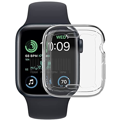 Wigento Für Apple Watch SE 2023/2022 40mm 360 Grad Schock TPU Silikon Hülle Tasche Etuis Transparent Wigento Für Apple Watch SE 2023/2022 40mm 360 Grad Schock TPU Silikon Hülle Tasche Etuis Transparent von Wigento