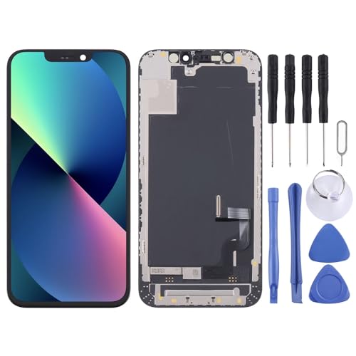 Wigento Für Apple iPhone 13 Mini Display Full TFT LCD Einheit Touch ohne Rahmen Ersatzteil Reparatur Schwarz Neu von Wigento