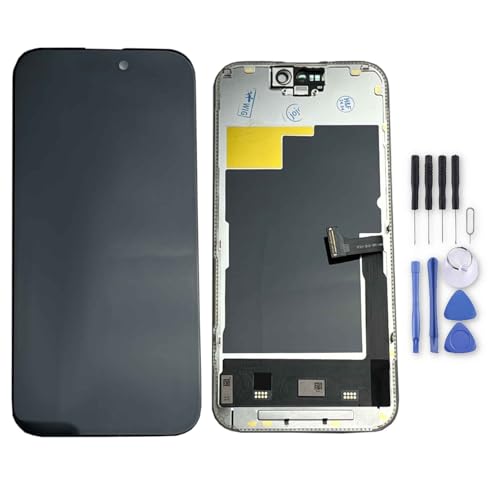 Wigento Für Apple iPhone 15 Pro Soft OLED LCD Display Einheit ohne Rahmen Touch Ersatzteil Reparatur Zubehör von Wigento