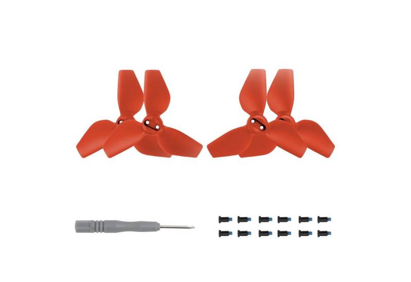 Wigento Für DJI Neo Drohne 2x Sunnylife Color 2016S 3-Blatt Propeller Rot Zubehör Drohne von Wigento
