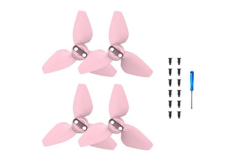 Wigento Für DJI Neo Drohne BRDRC 2 Paar Farbenfrohe Ersatz Propeller Gear Rosa Zubehör Drohne von Wigento