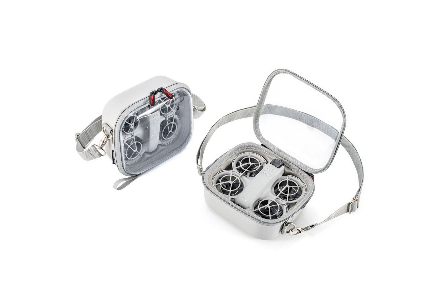 Wigento Für DJI Neo Drohne STARTRC kompakte Tragetasche Transparentem Deckel Zubehör Drohne Wigento Für DJI Neo Drohne STARTRC kompakte Tragetasche Transparentem Deckel Zubehör Drohne von Wigento