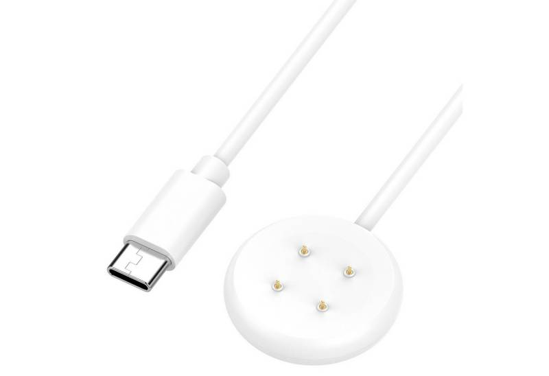 Wigento Für Fitbit Ace LTE Magnetisches USB-C Smart Watch Ladekabel 1 Meter Stromadapter von Wigento