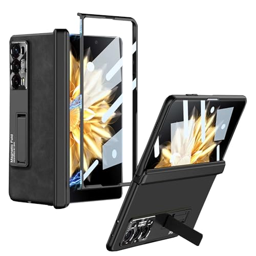Wigento Für Honor Magic V2 GKK Frosted Handy Schutz Hülle Case Kunstleder mit Halterung Wigento Für Honor Magic V2 GKK Frosted Handy Schutz Hülle Case Kunstleder mit Halterung von Wigento