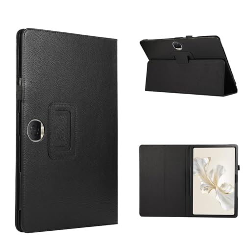 Wigento Für Honor Pad 9 12.1 Zoll Schwarz Kunstleder Hülle Cover Tablet Tasche Case Etuis Neu von Wigento