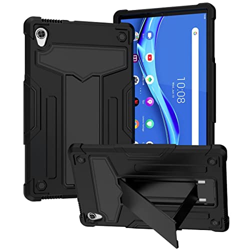 Wigento Für Lenovo Tab M10 HD 2nd Gen TB-X306X aufstellbare Tablet Tasche Schutzhülle Cover Schwarz Etuis Schutz Case von Wigento