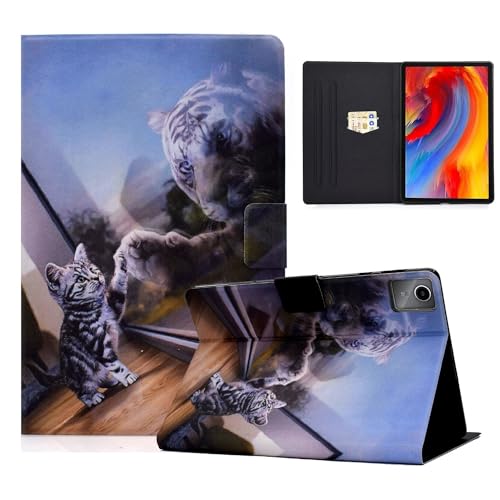 Wigento Für Lenovo Tab M11 Kunstleder Tablet Tasche Hülle Case Etuis Motiv 7 von Wigento