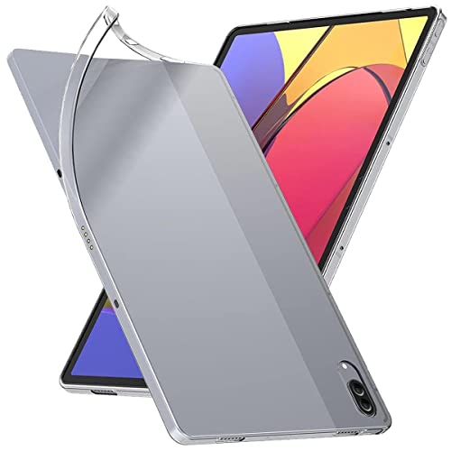 Wigento Für Lenovo Tab P11 Pro 2. Gen 11.2 Zoll Transparent Tablet Tasche Hülle TPU Silikon Etuis Cover von Wigento