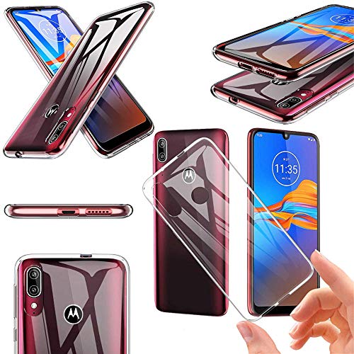 Wigento Für Motorola Moto E6 Plus Silikoncase TPU Schutz Transparent Tasche Hülle Cover Etui Zubehör Wigento Für Motorola Moto E6 Plus Silikoncase TPU Schutz Transparent Tasche Hülle Cover Etui Zubehör von Wigento