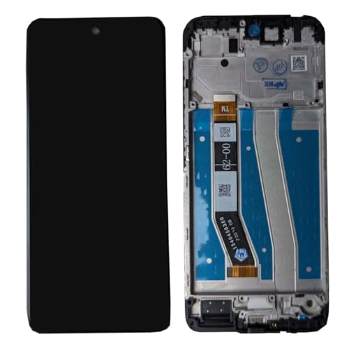 Wigento Für Motorola Moto G14 Display Full LCD mit Rahmen Einheit Touch Ersatzteil Reparatur Schwarz von Wigento