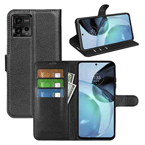 Wigento Für Motorola Moto G72 Tasche Wallet Premium Schwarz Schutz Hülle Case Cover Etuis Neu Zubehör Wigento Für Motorola Moto G72 Tasche Wallet Premium Schwarz Schutz Hülle Case Cover Etuis Neu Zubehör von Wigento