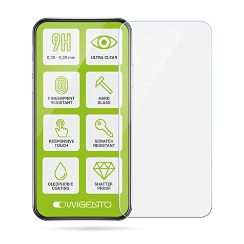 Wigento Für Nothing Phone 2a 2X 2.5D 0,26mm H9 Hart Glas Transparent Tempered Display LCD Folie Panzer Schutz von Wigento