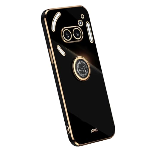 Wigento Für Nothing Phone 2a Design Xinli 6D Beschichtung TPU Schutz Hülle Ringhalterung Schwarz Wigento Für Nothing Phone 2a Design Xinli 6D Beschichtung TPU Schutz Hülle Ringhalterung Schwarz von Wigento