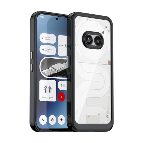 Wigento Für Nothing Phone 2a TPU/Acryl Hybrid Schutz Handy Hülle Case Cover Schwarz Wigento Für Nothing Phone 2a TPU/Acryl Hybrid Schutz Handy Hülle Case Cover Schwarz von Wigento