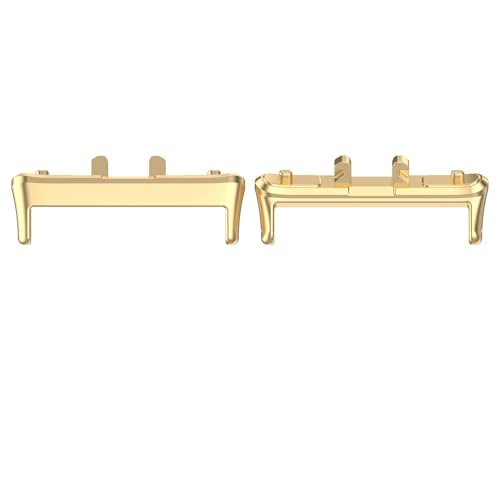 Wigento Für Samsung Galaxy Fit 3 1 Paar Watch Band Verbindungsstück Adapter Zubehör Gold Wigento Für Samsung Galaxy Fit 3 1 Paar Watch Band Verbindungsstück Adapter Zubehör Gold von Wigento