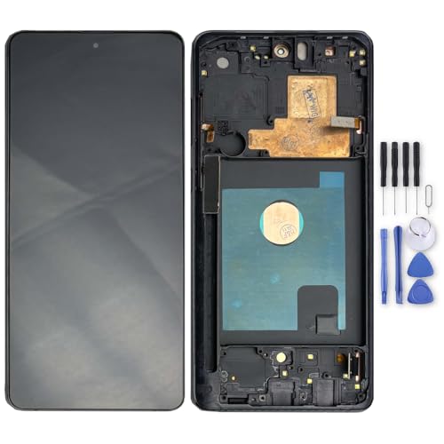 Wigento Für Samsung Galaxy Note 10 Lite Display Full OLED LCD mit Rahmen Einheit Touch Ersatzteil Reparatur Schwarz von Wigento