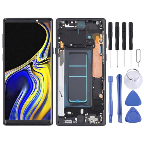 Wigento Für Samsung Galaxy Note 9 SM-N960 Display Full OLED LCD + Rahmen Touch Ersatzteil Schwarz von Wigento