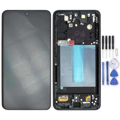 Wigento Für Samsung Galaxy S21 FE OLED Display mit Rahmen Einheit Touch Ersatzteil Reparatur Schwarz von Wigento