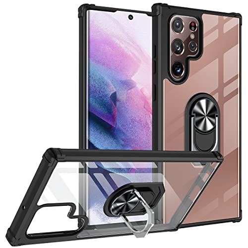 Wigento Für Samsung Galaxy S23 Ultra TPU/PC/Acryl Magnet Design Ring Cover Handy Tasche Hülle Schutz Etuis Schwarz Neu Wigento Für Samsung Galaxy S23 Ultra TPU/PC/Acryl Magnet Design Ring Cover Handy Tasche Hülle Schutz Etuis Schwarz Neu von Wigento