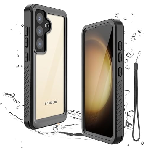 Wigento Für Samsung Galaxy S24 360 Grad Full Body wasserdichte Handy Tasche Schwarz Wigento Für Samsung Galaxy S24 360 Grad Full Body wasserdichte Handy Tasche Schwarz von Wigento