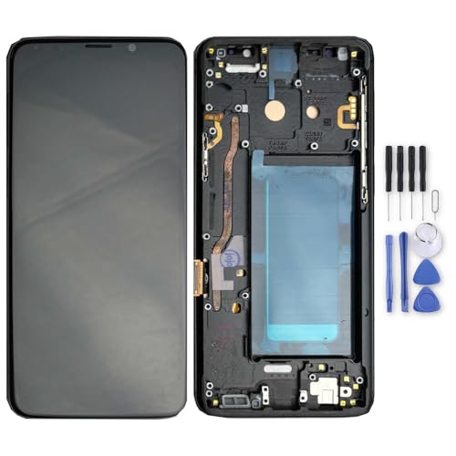 Wigento Für Samsung Galaxy S9 Display Full TFT LCD Einheit Touch Ersatzteil Reparatur Schwarz (ohne Fingerprint) von Wigento