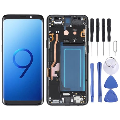 Wigento Für Samsung Galaxy S9 SM-G960 Display Full OLED LCD mit Rahmen Einheit Touch Ersatzteil Reparatur Schwarz Wigento Für Samsung Galaxy S9 SM-G960 Display Full OLED LCD mit Rahmen Einheit Touch Ersatzteil Reparatur Schwarz von Wigento