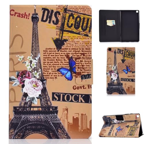 Wigento Für Samsung Galaxy Tab A7 T500 / T505 2020 Motiv 75 Tablet Tasche Kunst Leder Hülle Cover Case Schutz Kappe Etuis von Wigento