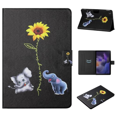 Wigento Für Samsung Galaxy Tab A9 Plus Kunstleder Tablet Tasche Hülle Case Etuis Motiv 6 von Wigento