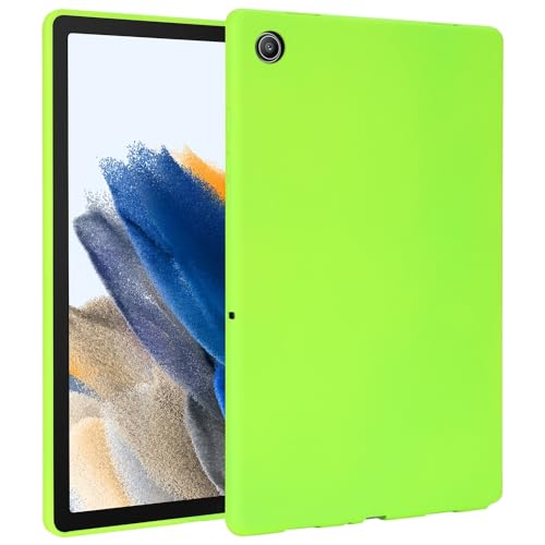 Wigento Für Samsung Galaxy Tab A9 TPU Silikon Hülle Tablet Case Ultra dünn Cover Hellgrün von Wigento