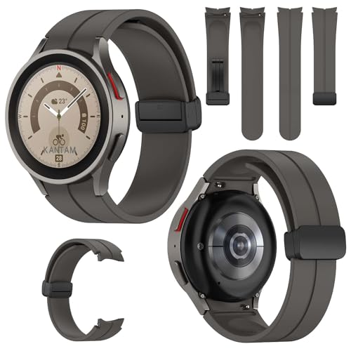 Wigento Für Samsung Galaxy Watch 6/5 / 4 40 44 mm/Watch 5 Pro 45mm / Watch 6/4 Classic 43 47 mm / 42 46 mm Kunststoff/Silikon Armband Ersatz Arm Band Ersatz D-Grau Wigento Für Samsung Galaxy Watch 6/5 / 4 40 44 mm/Watch 5 Pro 45mm / Watch 6/4 Classic 43 47 mm / 42 46 mm Kunststoff/Silikon Armband Ersatz Arm Band Ersatz D-Grau von Wigento